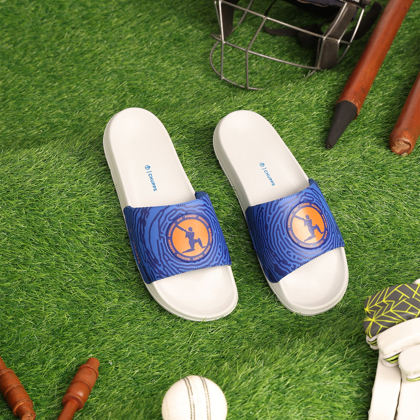 CHUPPS x ICC Men's Cricket World Cup'23 Men’s Sliders With ERGO-X