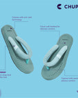 Plush Sea Green V-Straps -Women