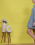 Puff Beige Sliders -Women