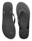 Banana Leaf Monocrome Blackberry Cordial Flipflops