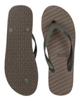 Banana Leaf Monocrome Blackberry Cordial Flipflops