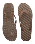 Banana Leaf Monocrome Blackberry Cordial Flipflops