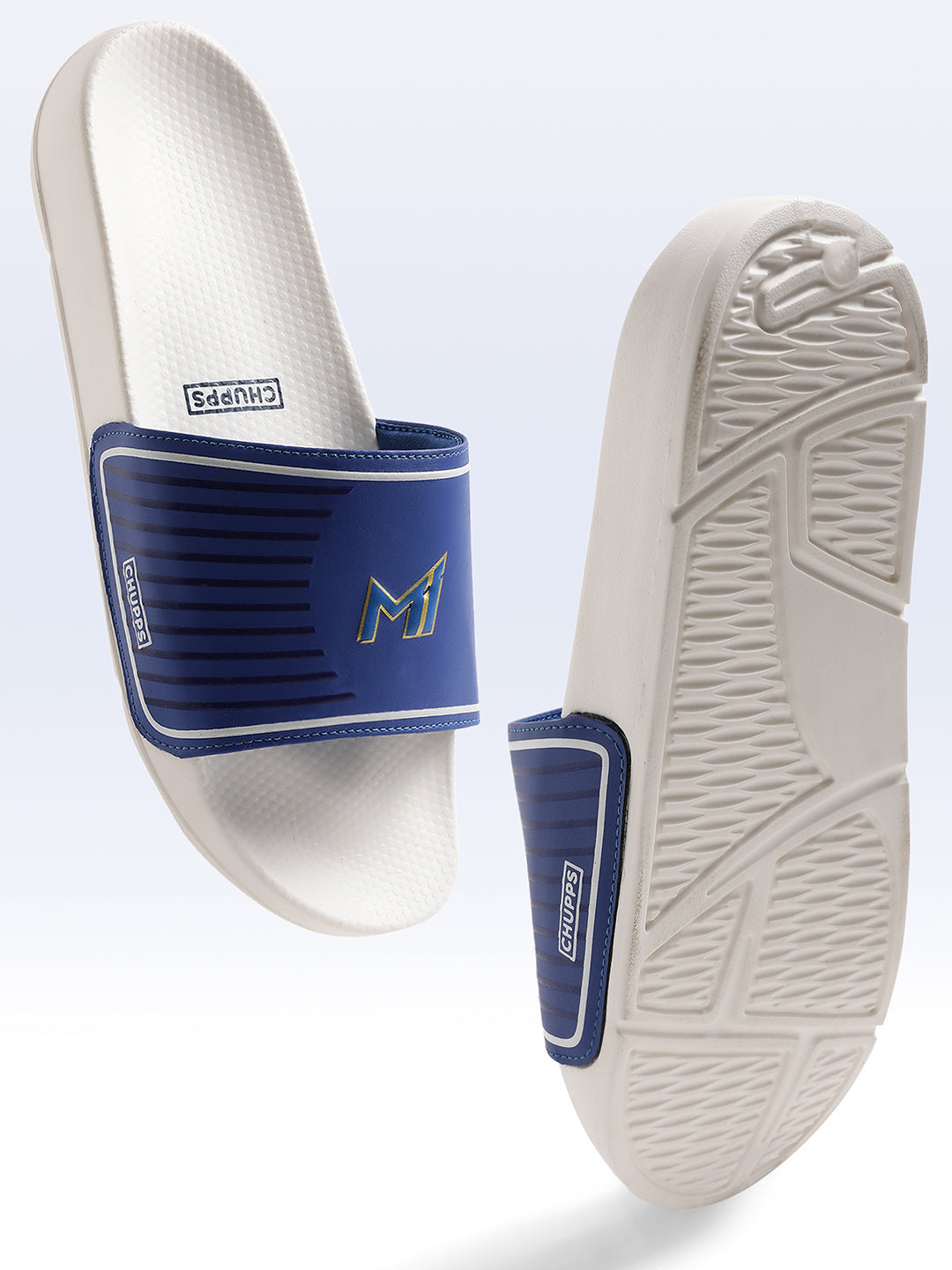 Chupps X Mi Official Royal Blue & Gold Sliders