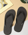 Banana Leaf Monocrome Blackberry Cordial Flipflops