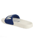 Chupps X Mi Official White & Royal Blue Sliders