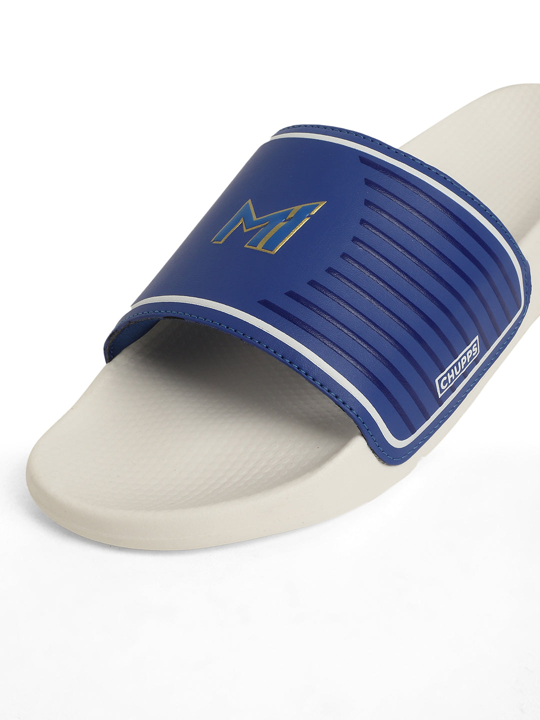 Chupps X Mi Official Royal Blue & Gold Sliders
