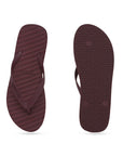 Banana Leaf Monocrome Blackberry Cordial Flipflops