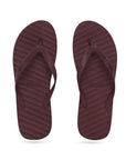 Banana Leaf Monocrome Blackberry Cordial Flipflops