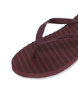 Banana Leaf Monocrome Blackberry Cordial Flipflops