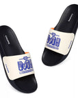 Chupps X Mi Victory White & Navy Sliders