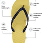 Banana Leaf Monochrome Unisex Flip Flops