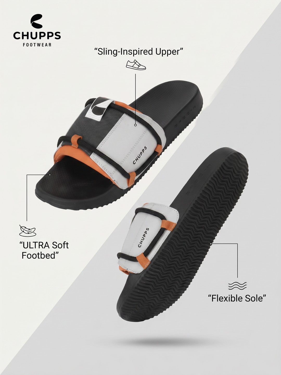 Sling Sliders_black_orange