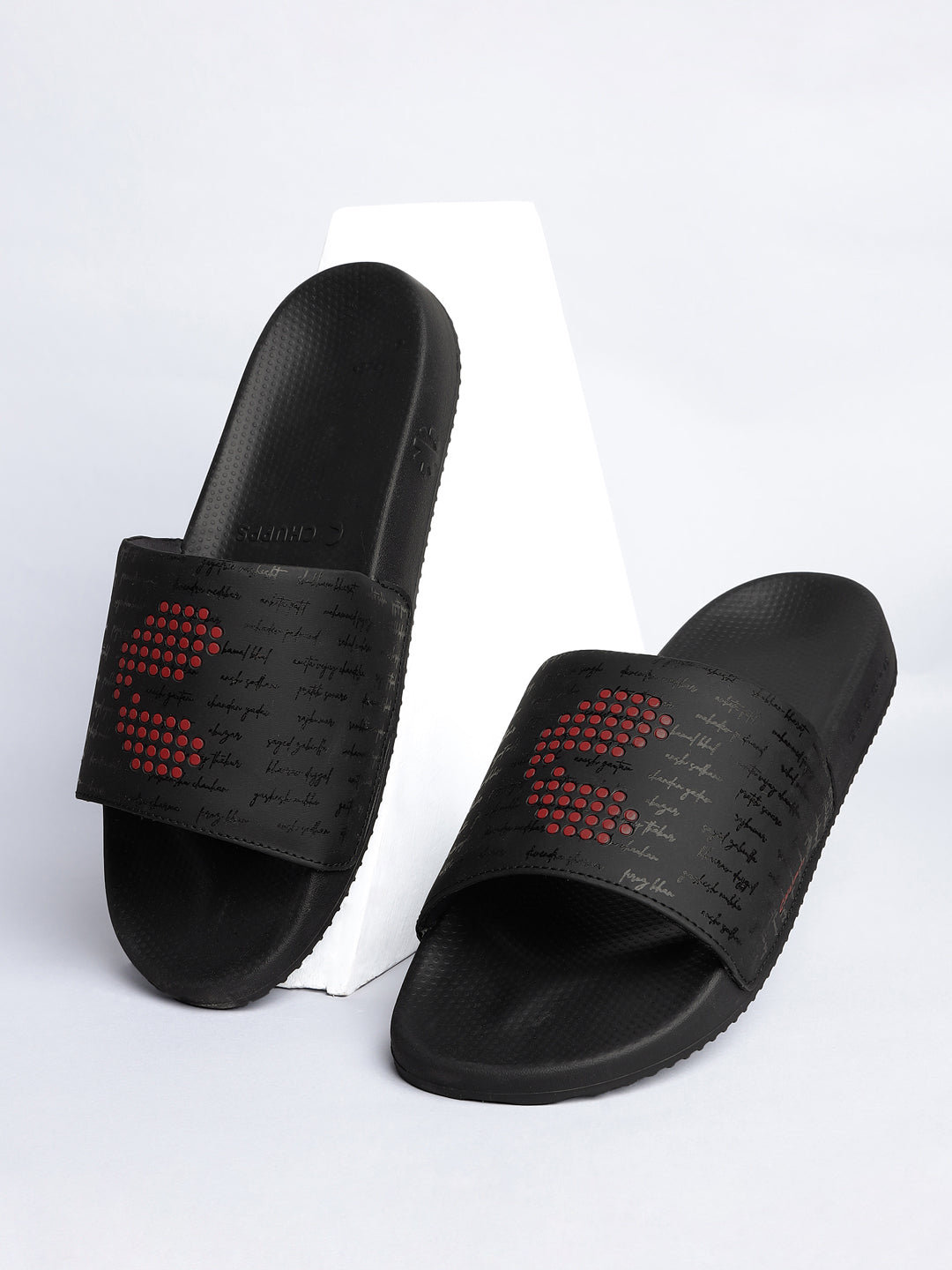 DOT FUSION Pro men’s cushioned performance flip-flop top view
