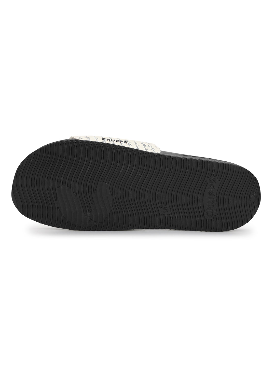 Dot fusion V2 Black White Men's Sliders