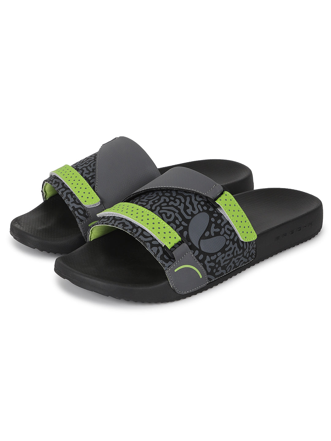 Ace Black Grey Sliders