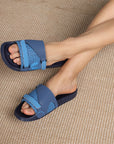 Ace Blue Navy Sliders
