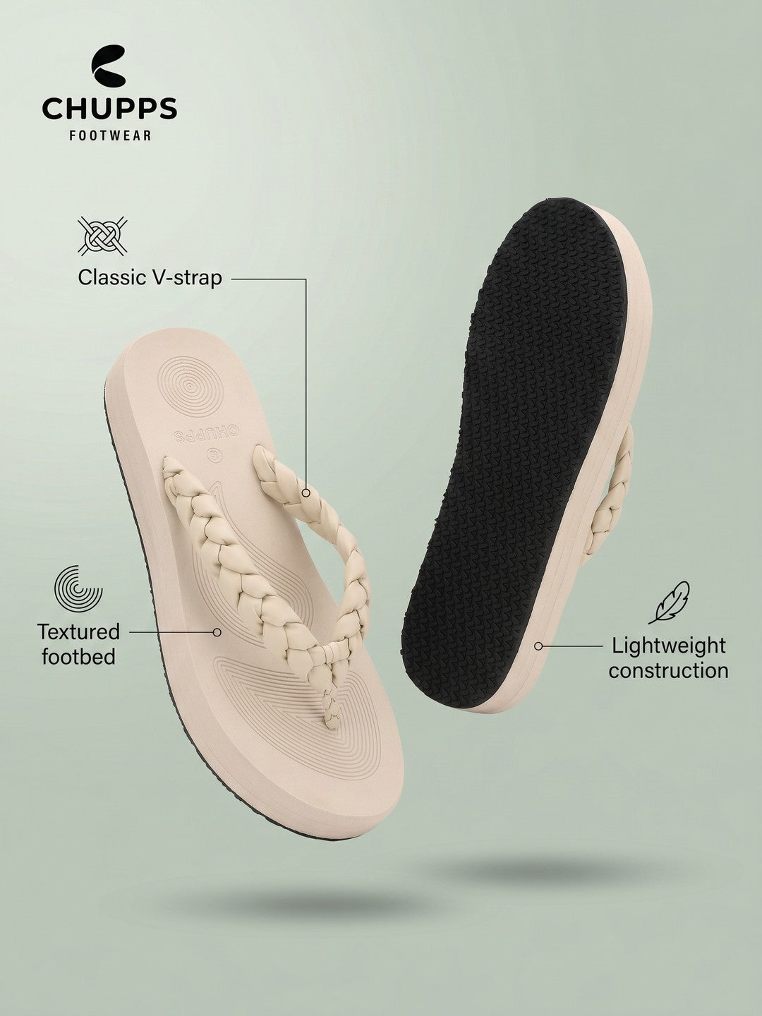 Wisp V-strap_cream