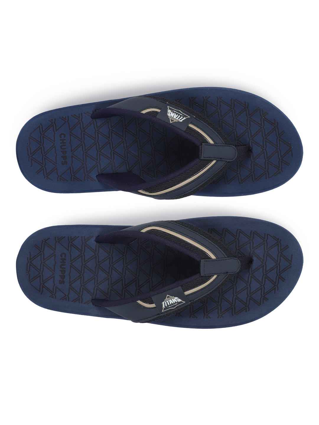 Chupps X Gujarat Titans Gladiator Navy Beige V-strap