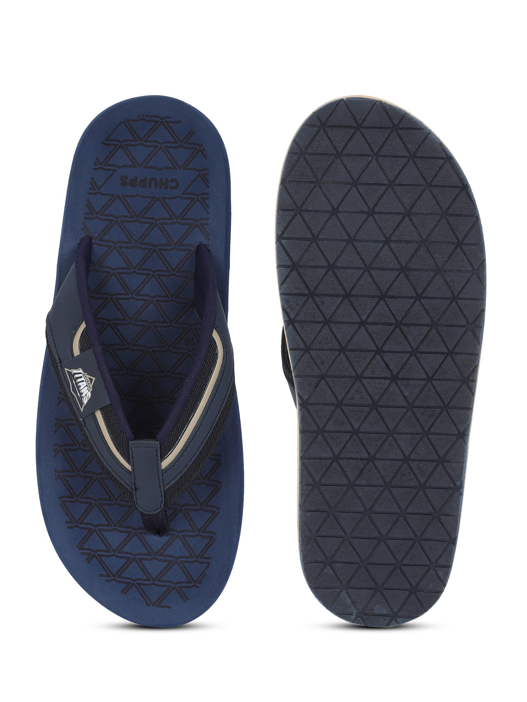 Chupps X Gujarat Titans Gladiator Navy Beige V-strap