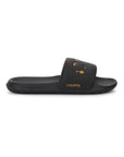 Drip Biodegradable Black Sliders- Men