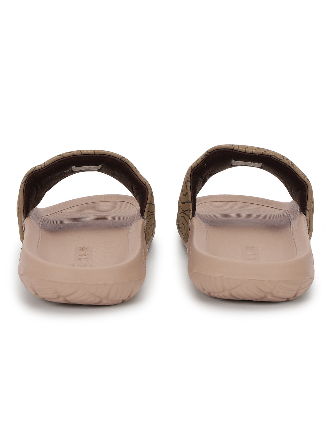 Strata Beige Sliders- Men
