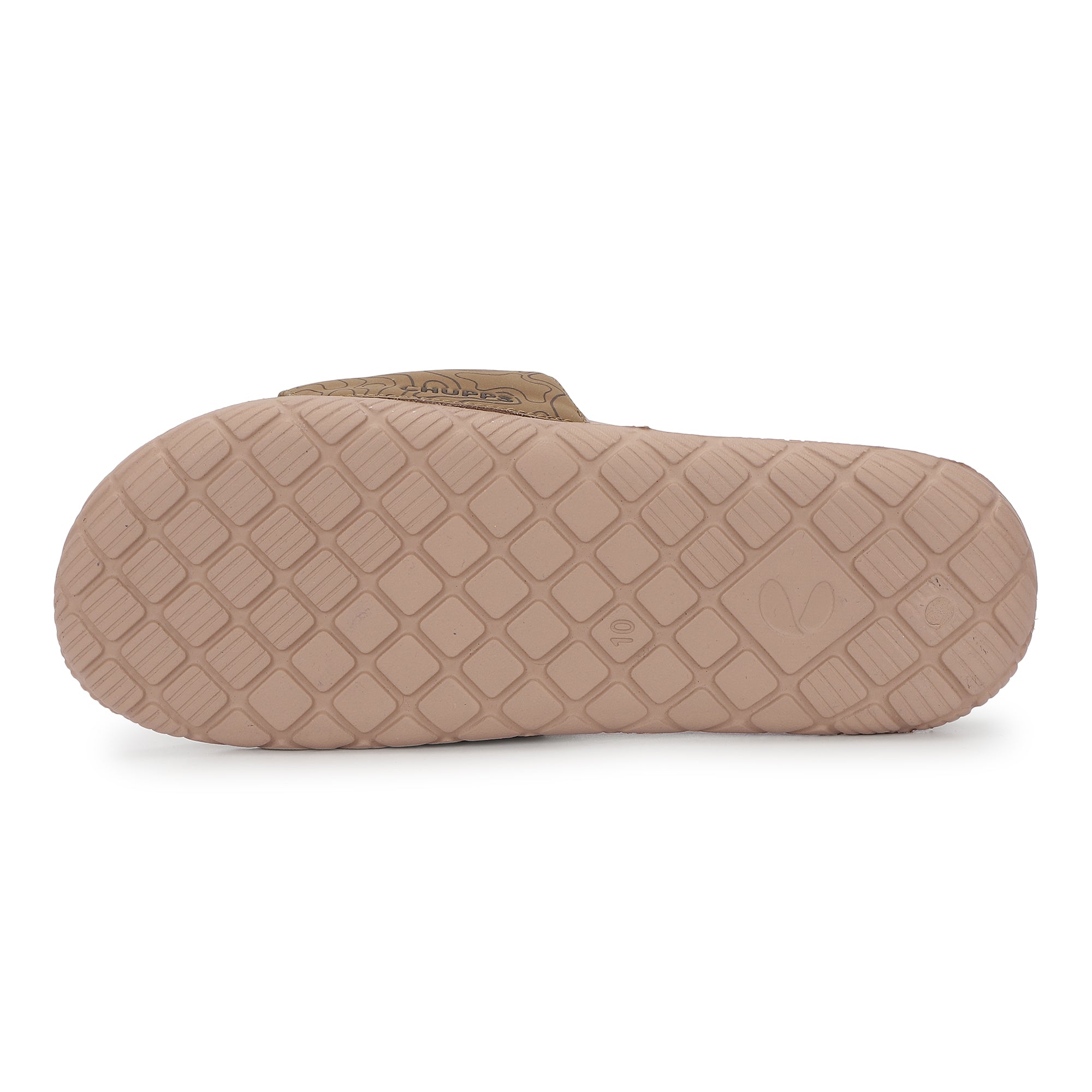 Strata Biodegradable Beige Sliders- Men