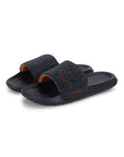 Strata Biodegradable Navy Blue Sliders- Men