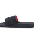 Strata Biodegradable Navy Blue Sliders- Men