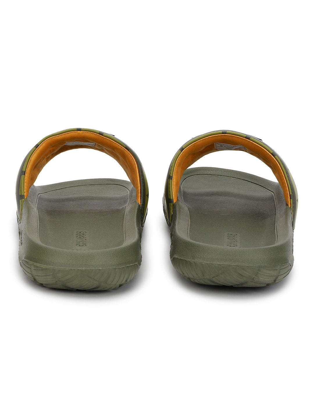 Notch Olive Sliders Men