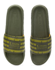Notch Olive Sliders Men