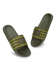 Notch Olive Sliders Men