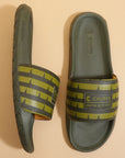 Notch Olive Sliders Men