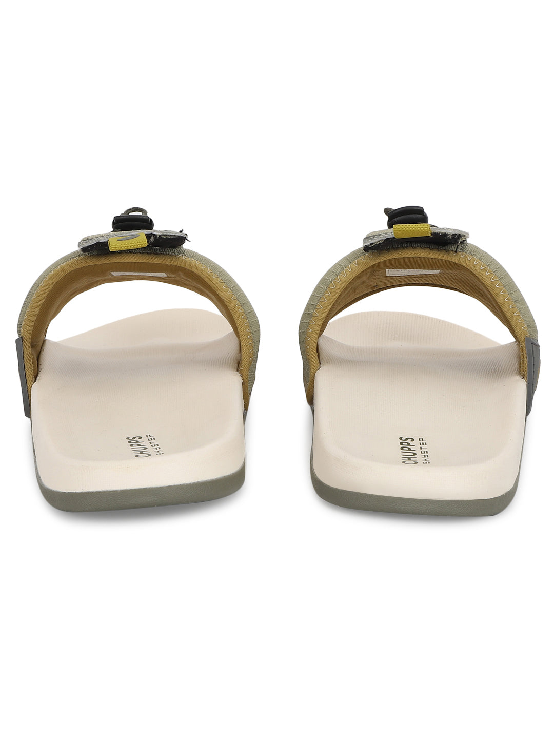 Blaze Olive Off-white Sliders