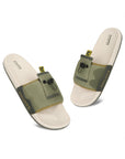 Blaze Olive Off-white Sliders