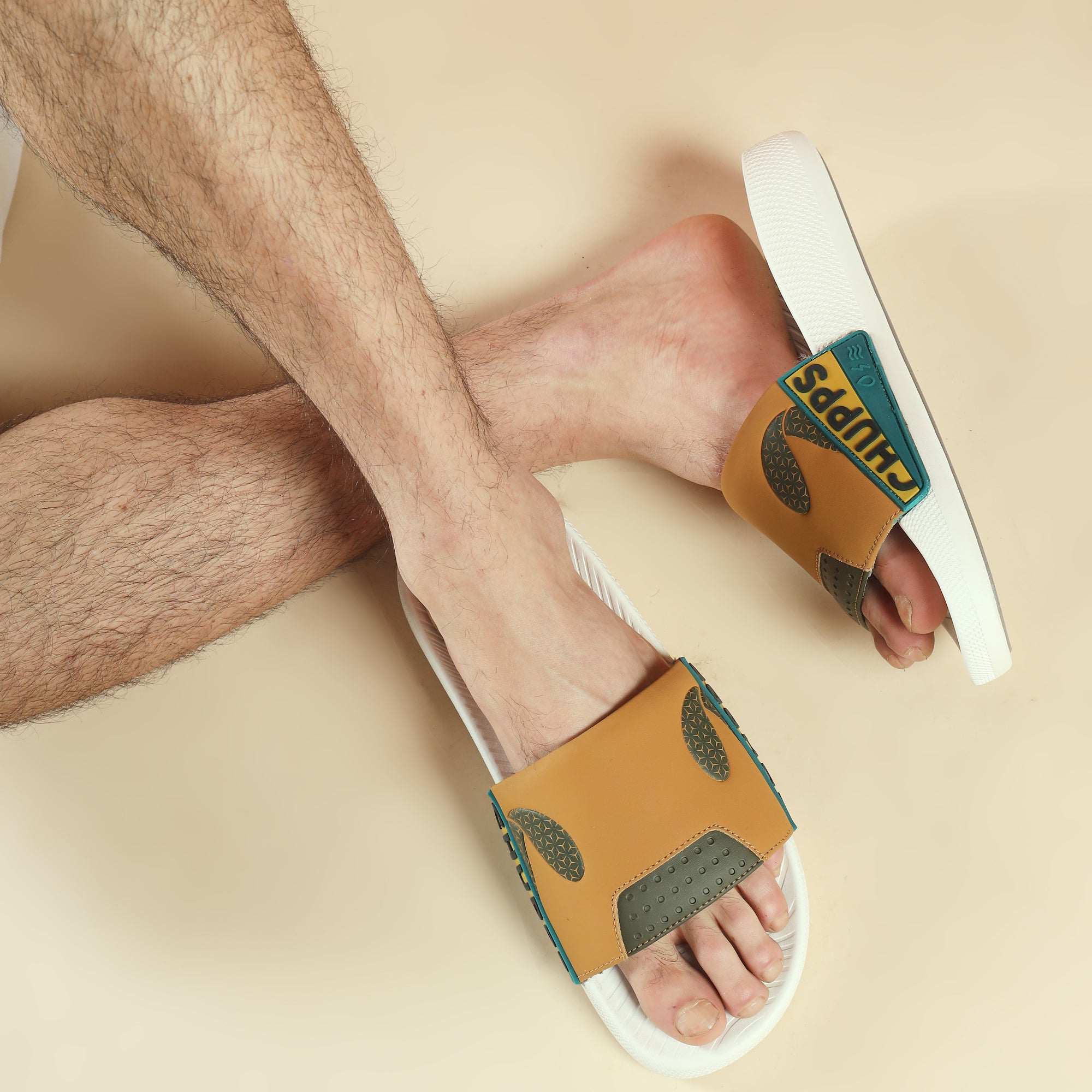 Burn Sliders_tan_white