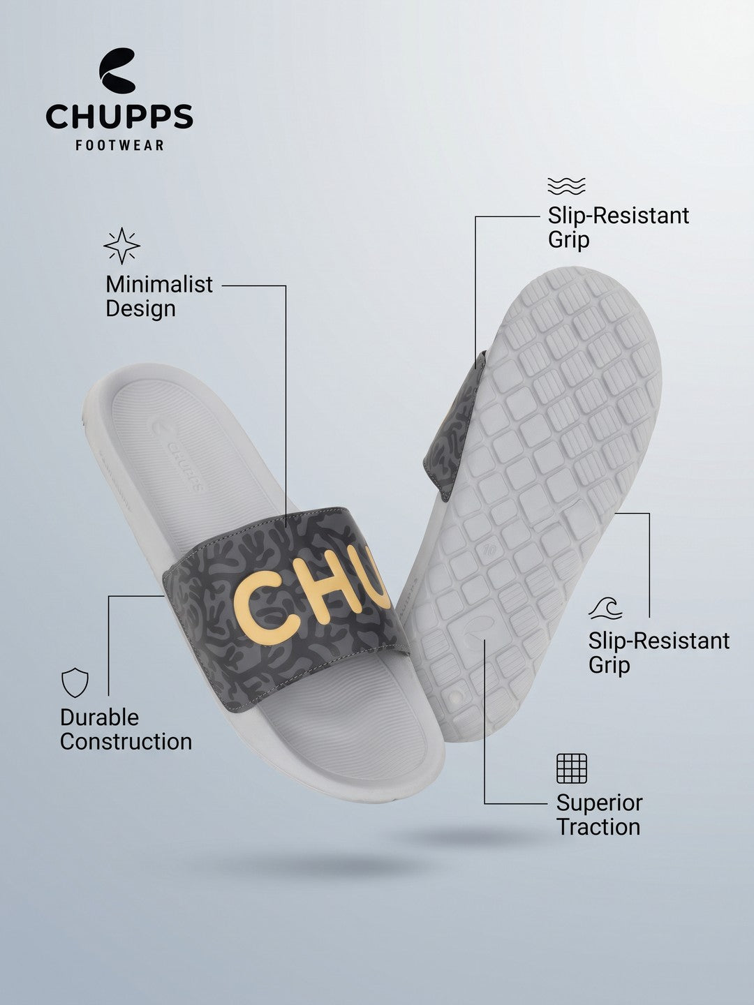Coral Biodegradable Sliders_grey