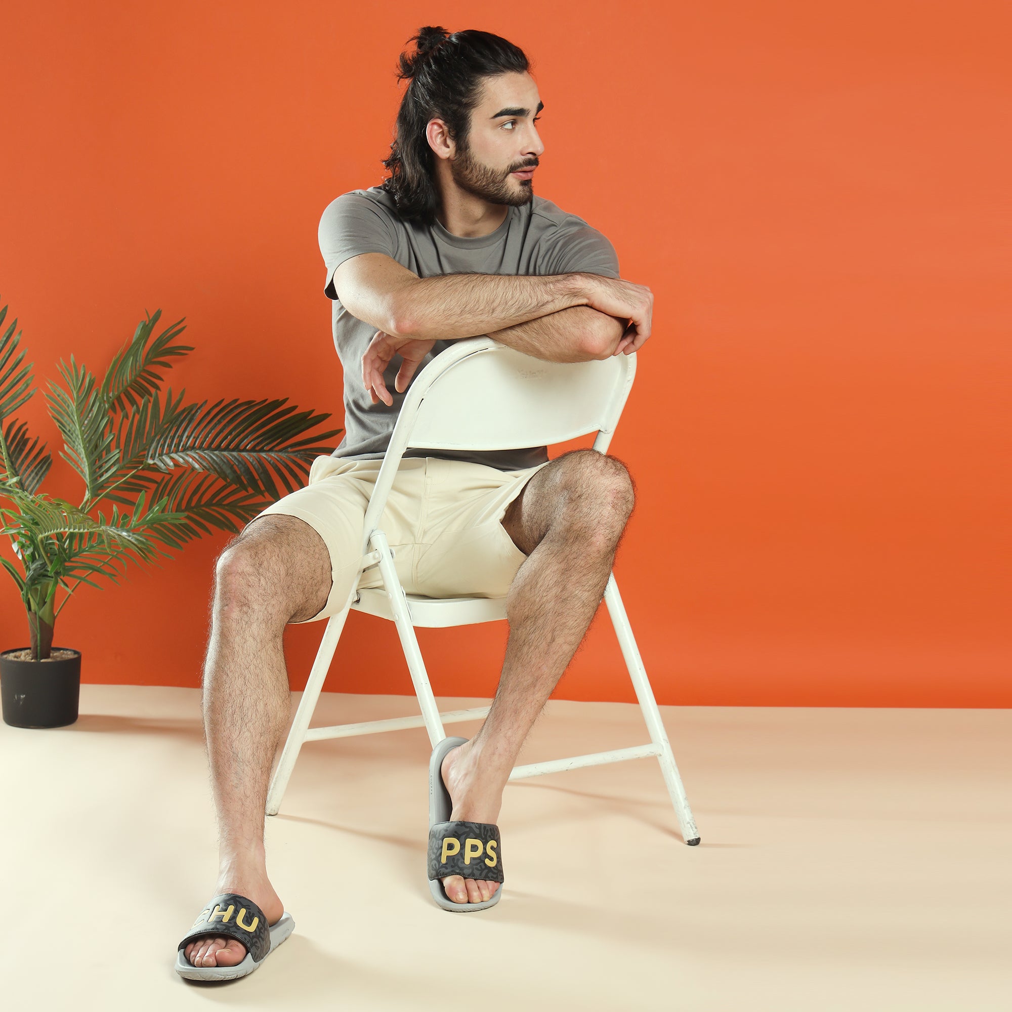 Coral Biodegradable Sliders_grey