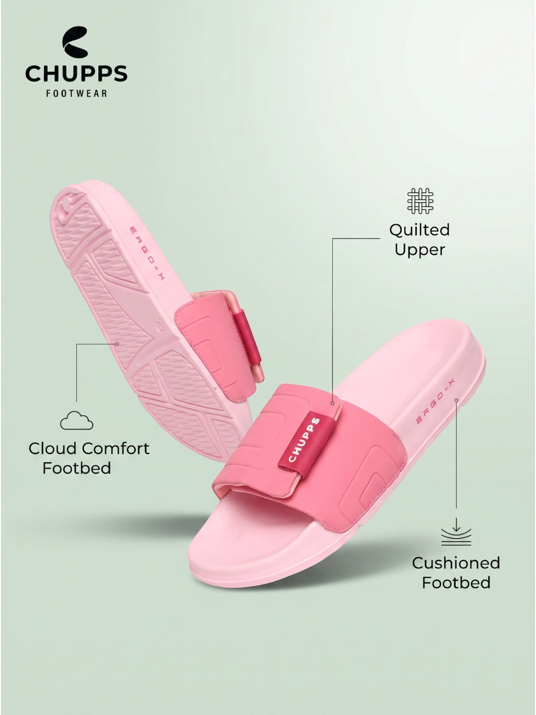 Quilt Bloom Sliders_pink