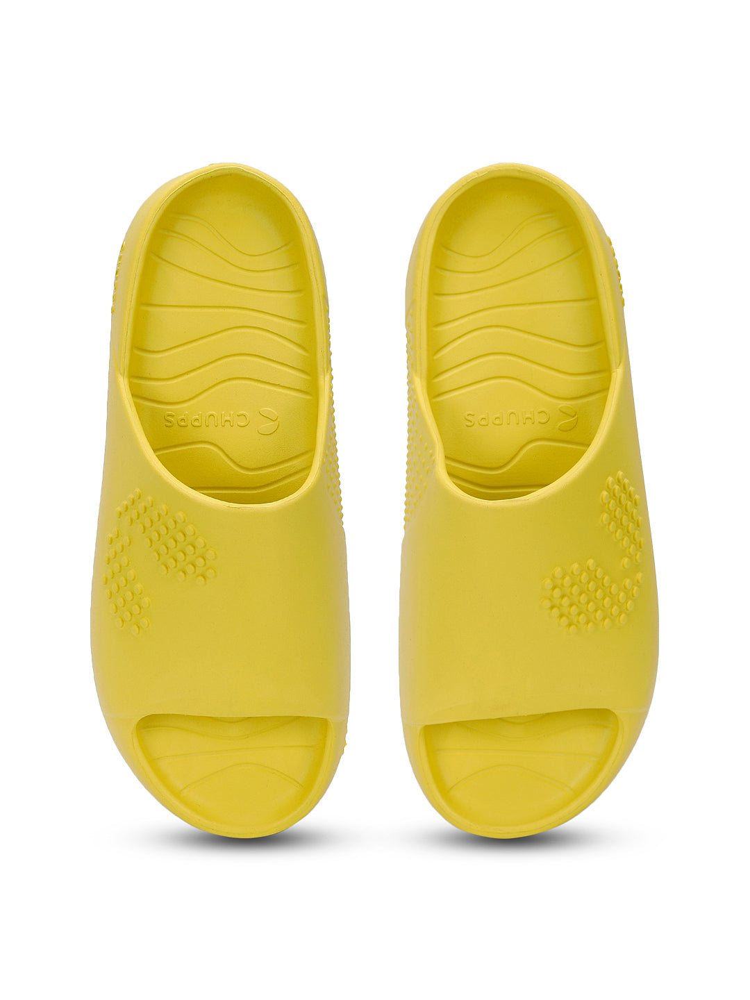 Pair of yellow Chupster on a white background