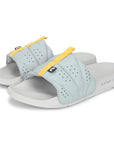 Turbo Light Grey Sliders for Men