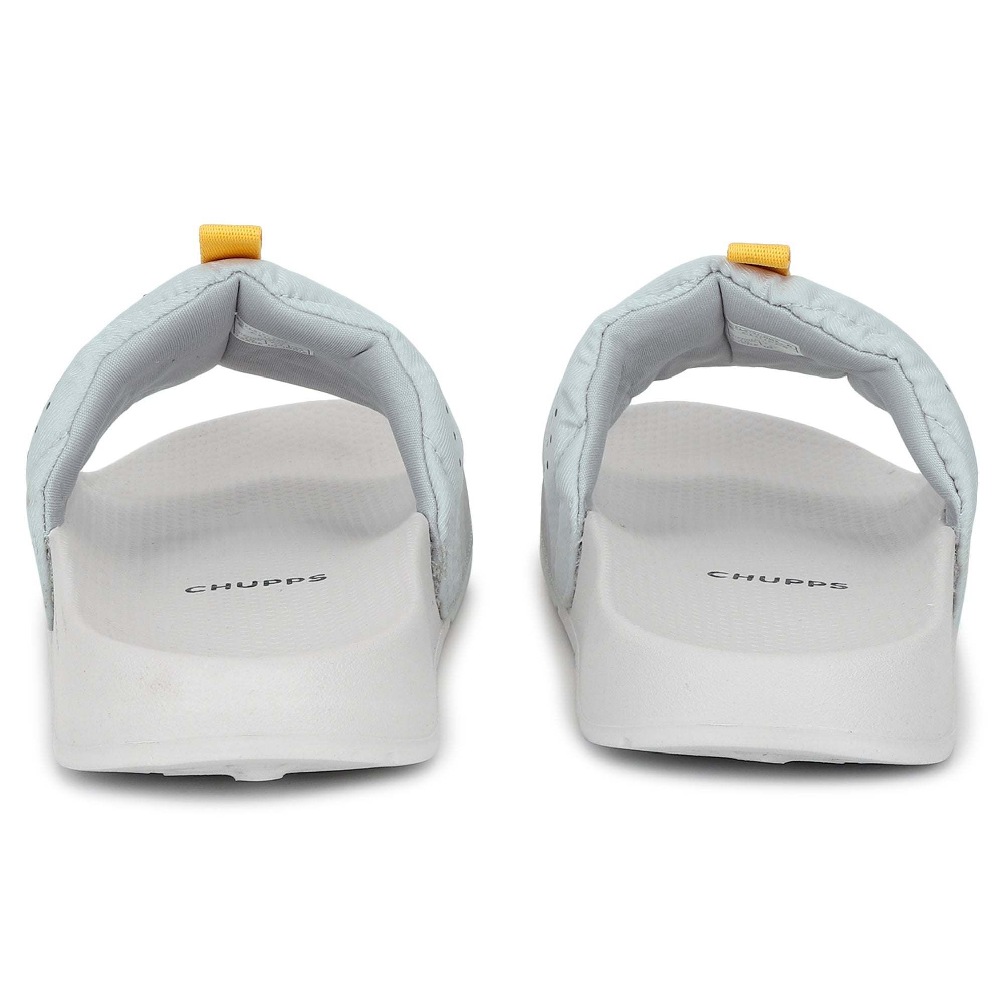 Turbo Light Grey Sliders for Men