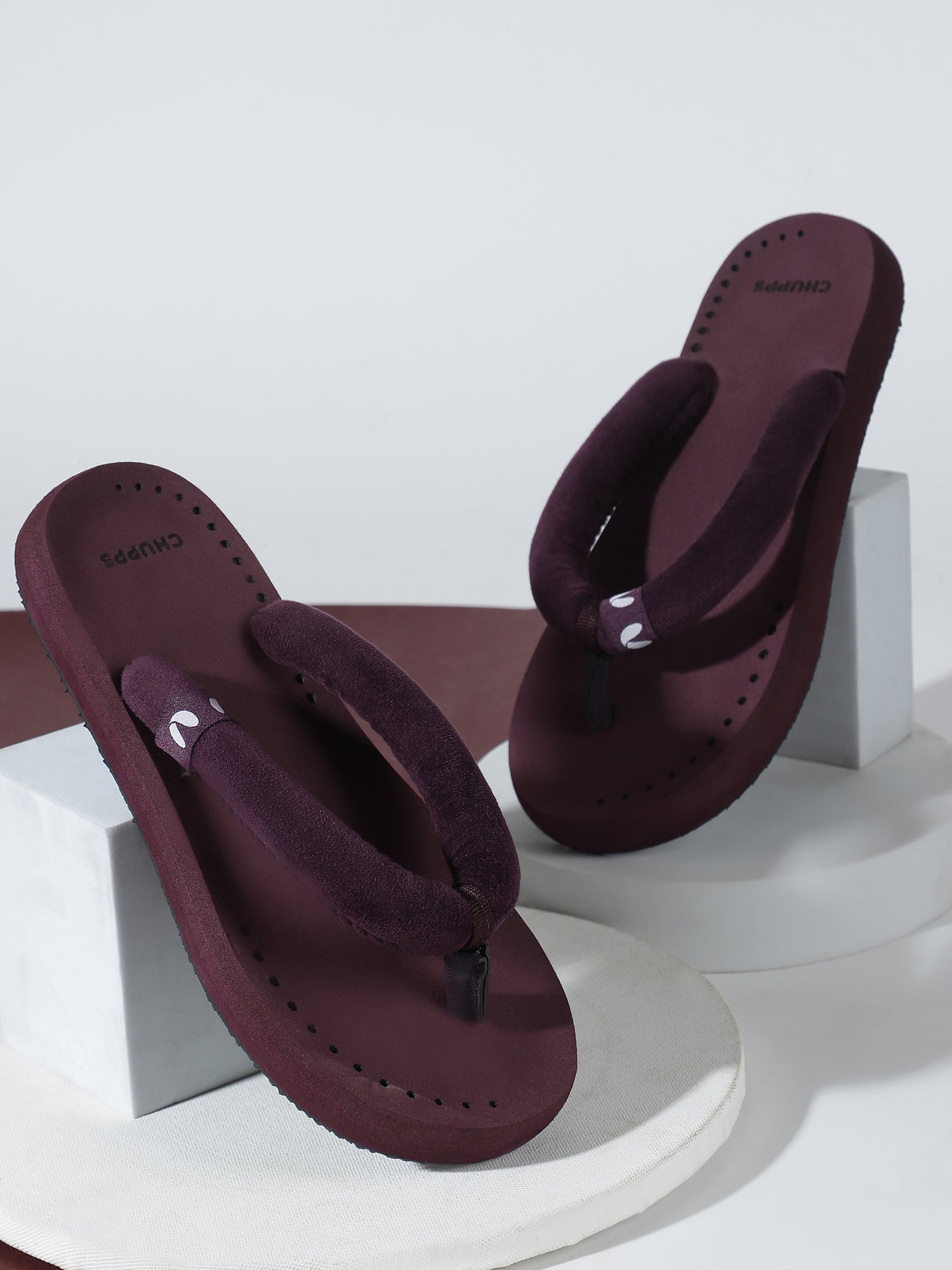 Plush Purple V-Straps -Women