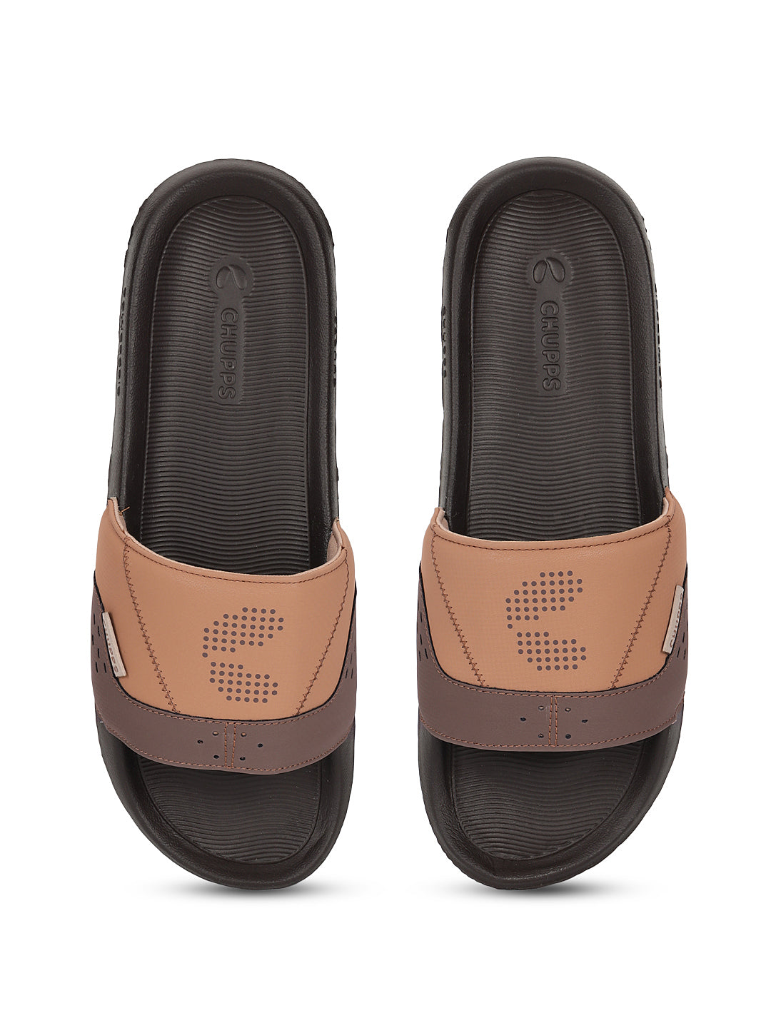 Striker Beige Sliders Men