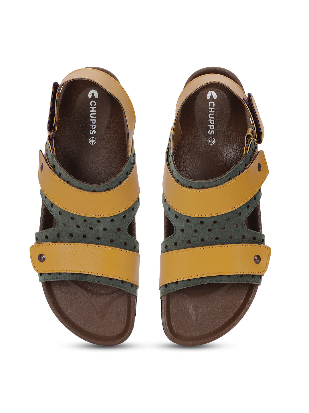 Noa Moss Green Sandals- Women