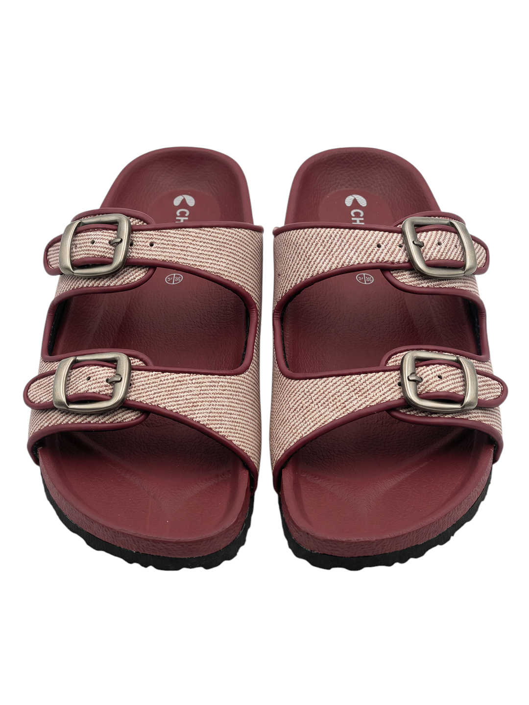 Haven Sliders_maroon