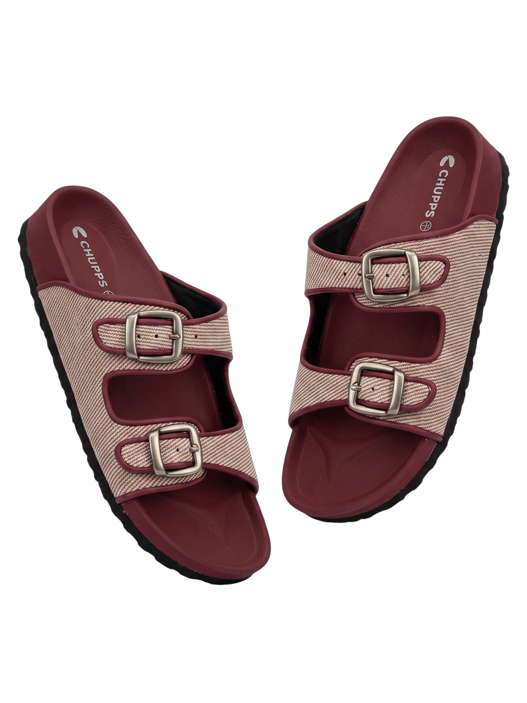 Haven Sliders_maroon