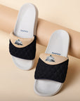 Chupps X Gt Rush Navy & Beige Sliders