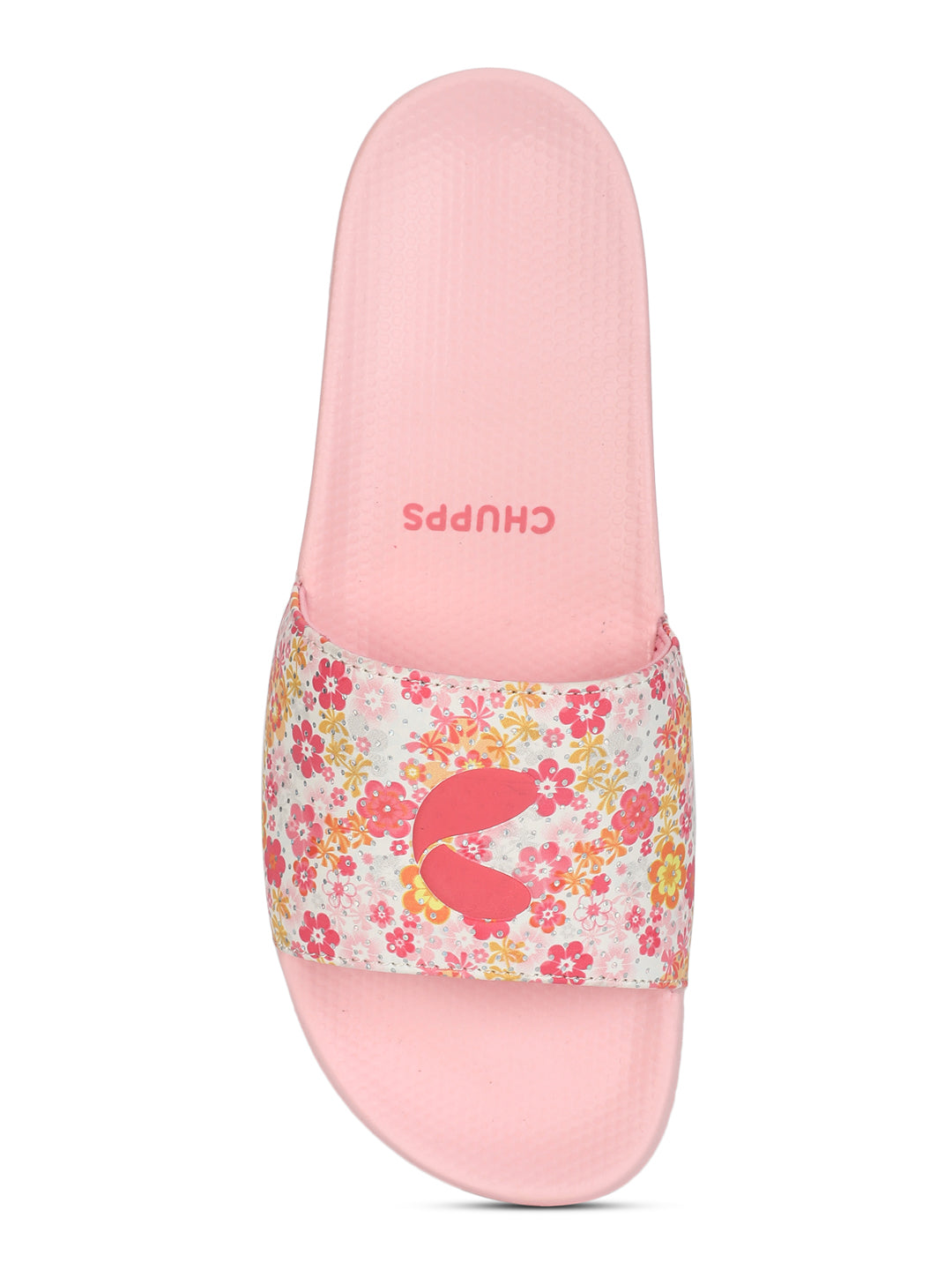 Grace Pink White Sliders -Women