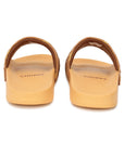 Saki Muskmelon Cyber Yellow Sliders - Women