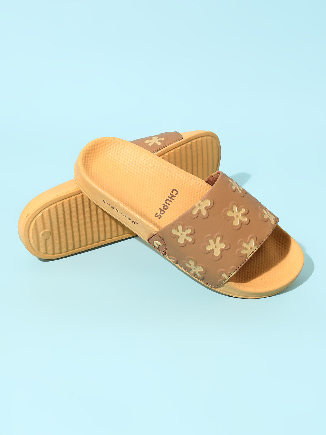 Saki Muskmelon Cyber Yellow Sliders - Women